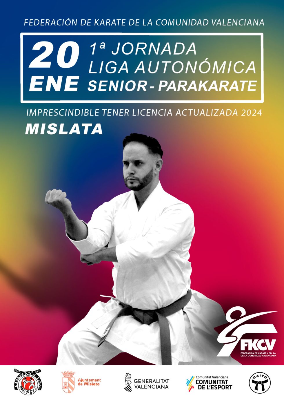 1ª JORNADA LIGA AUTONÓMICA SENIOR Y PARAKARATE 2024 Federacion de Karate de la Comunidad